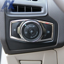AX FOG HEAD LIGHT HEADLIGHT LAMP SWITCH BUTTON PANEL CHROME COVER FIT FOR FORD FOCUS KUGA ESCAPE 2012 2013-2018 TRIM ACCESSORIES 2024 - buy cheap