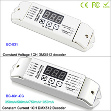 Controlador de un solo color PWM DMX512, decodificador LED CC/CV, 1 canal de salida, regulador de intensidad para lámpara LED, DC12V-24V/DC12V-48V 2024 - compra barato
