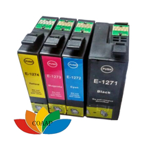 Cartucho de tinta Compatible con EPSON 127, T1271, T1272, T1273, T1274, para Workforce 60/545/630/633/635/645, Stylus NX530, NX625, 4 Uds. 2024 - compra barato
