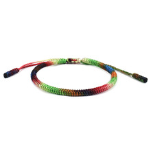 DIY Handmade Lucky Rope Bracelet 7 Chakra Yoga Charm Bracelet Tibetan Buddhist Lucky Bracelets & Bangles For Women Men 2024 - buy cheap