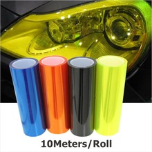 10m/Roll x30Cm Auto Car Sticker Smoke Fog Light HeadLight Taillight Tint Vinyl Film Sheet All Colors Available Car Decoration 2024 - buy cheap