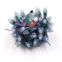 Lâmpada de led rgb inteligente, 50 peças/corda dc5v 12mm ucsindividual, módulo de led colorido digital à prova d'água ip68 2024 - compre barato