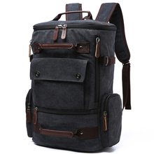 Men Laptop Backpack 15 Inch Rucksack Canvas School Bags Backpacks for Teenage Male Notebook Bagpack Computer Knapsack Travel Bag 2024 - buy cheap