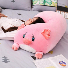 2019 Pig Year China Mascot Pig  Soft toy Animal pig Cartoon Pillow Cushion Cute Soft powder pig papa Pig Plush Toy kids gift 2024 - buy cheap