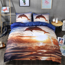 Home Textiles,Elegant melody Reactive printed bed set 3d bedding set linen king size/bedclothes duvet cover pillowcase 2024 - buy cheap