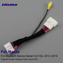 Car 18 Pins RCA Adapter Connector Wire Cable For Mazda 6 Atenza Sedan GJ1/GL 2013-2019 Rear View Camera Original Video Switch 2024 - buy cheap