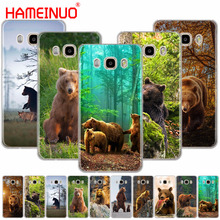 Hameinuo solitário alaska urso marrom capa de telefone para samsung galaxy j1 j2 j3 j5 j7 mini ace 2016 2015 prime 2024 - compre barato