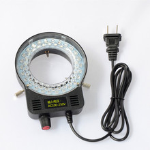 Anillo de luz LED con atenuador para microscopio estéreo, anillo de luz Industrial de 52, iluminador 2024 - compra barato