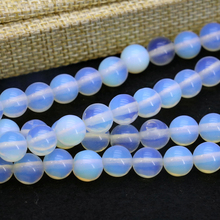 Wholesale!White opal loose beads round 8mm 15inches DIY stone beads best selling women fashion jewelry design 2024 - buy cheap