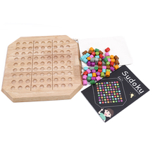 Solid wood Sudoku game chess quality rubber wooden children's educational toys adult intelligence game 2024 - buy cheap