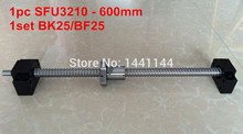 SFU3210 - 600mm ballscrew + ball nut  with end machined + BK25/BF25 Support 2024 - buy cheap