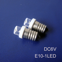 High quality DC6.3V E10,E10 Led Light,E10 Led,E10 Bulb 6V,E10 LED Lamp,E10 Light 6.3V,E10 Indicator Lamp,free shipping 100pc/lot 2024 - buy cheap