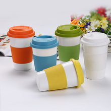 Garrafa de cerâmica para beber leite 350ml, casais de café suporte de garrafa para chá em mármore conjunto de copos de vidro de água de cerâmica 2024 - compre barato