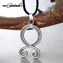 Cxwind Troll Cross Charm Necklace Retro Folklore Vikings Protection Pagan Symbol Runes Amulet Norse Pendants Necklaces Jewelry 2024 - buy cheap