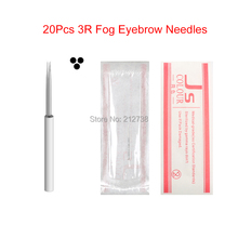 20pcs 3 Round Needles for Manual Pen Semi Permanent Makeup Manual fog Pen Needle R3 Microblading Eyebrow Pen Needles 2024 - buy cheap