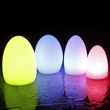 24Key Remote Control RGB LED Egg Bar Table Lamp Dining Room Rechargeable Decoration 16-Color Light LED Lamp Christmas Gift 2024 - buy cheap