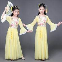 Hanfu Traditional Chinese Costume for Kids Women Girl Fairy Outfits Folk Dress Ancient Dance Costume Children Tang Suit Stage 2024 - buy cheap