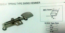 MADE IN JAPAN LOCKSTITCH DOUBLE FOLD BIAS BINDER  HEMMER&HEMMER FEET CH504 SPRING TYPE SWING  HEMMER 2024 - buy cheap