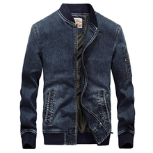 Мужская джинсовая куртка с вышивкой, весенне-осенние джинсовые куртки с воротником-стойкой, брендовая одежда Jaqueta Masculina Chaqueta Hombre 2024 - купить недорого