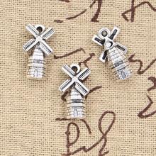 20pcs Charms Windmill Winnower 17x9mm Antique Silver Color Plated Pendants Making DIY Handmade Tibetan Silver Color Jewelry 2024 - buy cheap