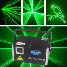 Iluminación escenarios barata, luz láser verde de 1500mw con ilda y tarjeta sd 2024 - compra barato
