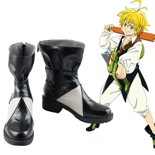 Botas de cosplay os sete pecados capitais, reprodução dos comando nanatsu no taizai temporada 2 do dragão, pecado da ira meliodas 2024 - compre barato