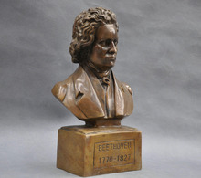 8 "alemán gran músico Ludwig van Beethoven estatua de busto de bronce 2024 - compra barato