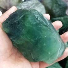 300-700g Natural green Fluorite Raw Gemstone Quartz Mineral Specimen Crystal Original Stone reiki Healing Fish Garden Decorating 2022 - buy cheap