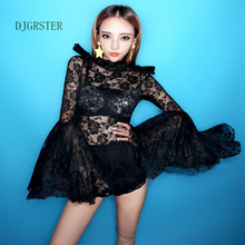 DJGRSTER Female singer ds beyonce costume dj twirled service fashion one piece costumes stage costumes for singer 2024 - buy cheap