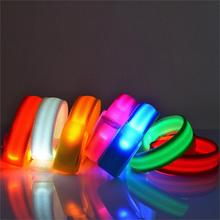 Hot Sale LED Flashing Wrist Band Bracelet Arm Band Belt Light Up Dance Party Glow For Party Decoration Gift Fast shipment 2024 - buy cheap