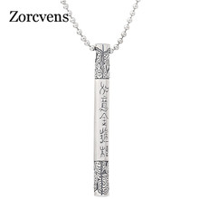 ZORCVENS 60cm Fashion Men Punk Necklaces Stainless Steel Vintage golden cudgel Pendants Necklace For Men Jewelry 2024 - buy cheap