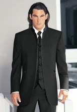 2019 Custom Made Design Groom Tuxedos men Wedding Party Suits Business Bridegroom Formal Suit 3 piece(Jacket+Pants+Tie+Vest) 2024 - buy cheap