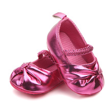 Zapatos antideslizantes de cuero Pu y Metal para bebé, zapatos de princesa de suela blanda, para primeros pasos, para primavera y verano 2024 - compra barato