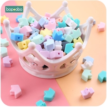 Bopoobo-minicorona de silicona para dentición de bebé, mordedor para bebé, perlas, 30 unidades 2024 - compra barato