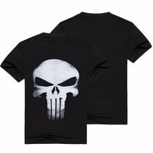 Men Punisher Skull Marvel 3D Compression T Shirts Bodybuilding Singlet Casual Fitness Clothing Tights Shirt #265108 2024 - buy cheap