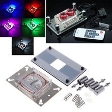 CPU Acrylic Top Water Cooling Block Sprayable Liquid Block With Channel for AMD 10166 2024 - buy cheap