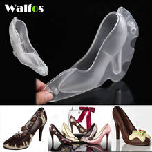 WALFOS Fondant High Heel Shoe Chocolate Mold Baking DIY 3D Stereo Lady's Shoes Candy Mould Sugar Paste Mold For Cake Decoration 2024 - buy cheap