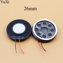 YuXi Round Loud speaker ringer buzzer microphone replacement parts for cell phone. 26mm 2024 - buy cheap