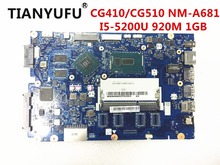 For Lenovo Ideapad 100-14IBD 100-14IBD Laptop Motherboard CG410/CG510 NM-A681 SR23Y i5-5200U 920M 1GB DDR3L tested 100% work 2024 - buy cheap