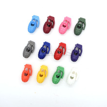 12pcs Colorful Grenade Style Plastic Cord Lock Stopper For Paracord/Shoe Lace 2024 - buy cheap