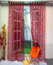 140CM width fininshed product New tulle/organza/yarn window screening tab top curtain,garden sheer curtains for the bedroom 2024 - buy cheap