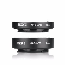 Meke lente de câmera com tubo de extensão, adaptador e tubo de extensão embutido para sony nex micro dslr (10mm, 16mm) 2024 - compre barato