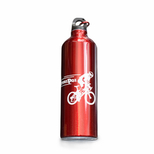 Garrafa de água esportiva de liga de alumínio, útil para ciclismo, acampamento, bicicleta, 750ml 2024 - compre barato
