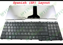 Новая клавиатура для ноутбука Toshiba Satellite C650 C655 C655D C660 L650 L655 L670 L675 L750 L755 черная испанская SP-NSK-TN0SV 2024 - купить недорого