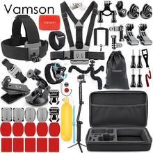 Accesorios de vamson para Xiaomi para Yi 4K para Gopro Hero 7 6 5 4 Set adaptador de montaje bolsa de almacenamiento trípode para cámara Eken VS161 2024 - compra barato