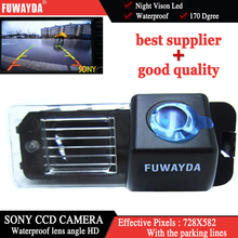 Автомобильная камера заднего вида FUWAYDA HD CCD для VW Volkswagen Polo V (6R)/ Golf 6 VI/Passat CC, водонепроницаемая 2024 - купить недорого