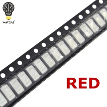 WAVGAT-LED rojo 100 SMD/SMT, montaje en superficie rojo 5630/5730 ~ 5730 V 620-625nm, Chip de tira de luces LED de brillo Ultra, 8-10LM, 2,0 Uds. 2024 - compra barato