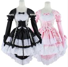 Anime Fantasy Maid Cosplay Costume Sweet Gothic Lolita Dress Halloween Performance Costume For Women Girls Disfraces 2024 - buy cheap