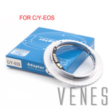 Venes-adaptador para cámara C/Y-EOS de 3ª generación, adaptador para lente de montaje, compatible con Contax Yashica CY, Canon (D)SLR, 4000D/2000D/6D II 2024 - compra barato