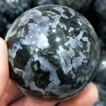 DHXYZB 45-55mm Natural gabbro sphere crystal Quartz Globe Ball Rock stone and Mineral Chakra Reiki Healing Home decoration Craft 2024 - buy cheap